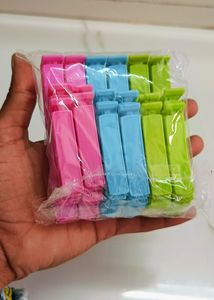 2 Set-Multipurpose Food Snack Plastic Bag Clip Sea