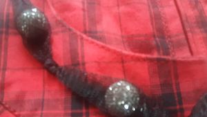 TRENDY Red and Black checks Tunic