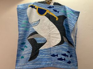 Shark Towel Poncho - Kids Size