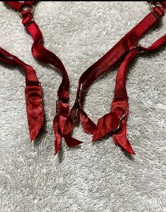 Victoria’s Secret Red Strappy Garter Belt