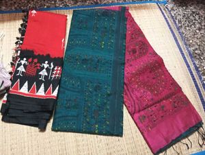 Combo Pack Of Two New Saree Without blouse