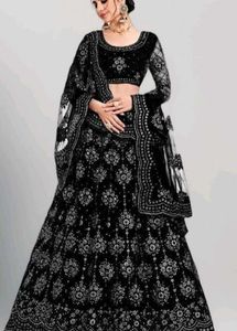 NET LEHNGA AND CHOLI WITH DUPATTA 🎉