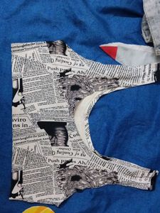 Newspaper print top