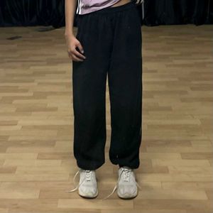 Black Baggy Joggers For Women.