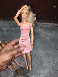 Barbie Doll in Pink Dress