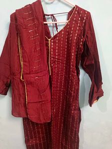 Kurta With. Ankle Pant & Dupatta