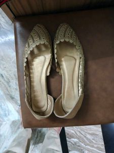 Elegant Gold Flats
