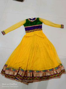 🟡 HALDY FUNCTION YELLOW BEAUTIFUL GOWN