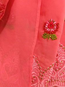 Beautiful Pink Saree