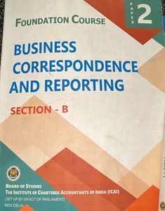 Ca Foundation Book( Check Description)