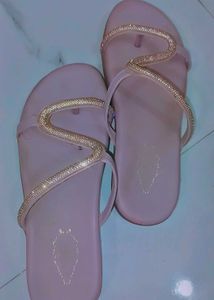 Sparkly Pink Flats