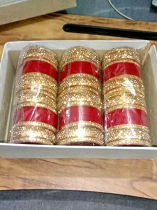 Red &amp; Gold Bridal Bangles