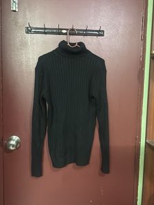 Black Turtleneck Sweater