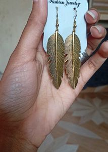 Feather Dangle Earrings