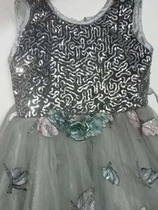 Girls&#39; Sequin and Butterfly Dress