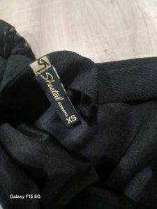 Black Sheer Sleeve Mini Dress