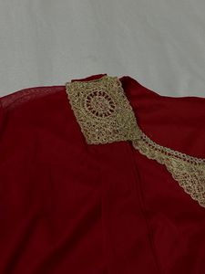 saudi red kaftaan