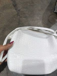 Totally New White Sling Bag