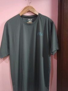 FILA Gray Graphic Tee - Size M