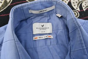 Blackberry Checked Blue Shirt
