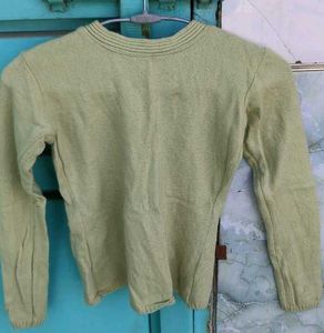 Vintage Light Green Cardigan