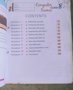 Worksheet Book For Students