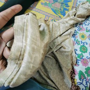 Silk Printed And Embroidery Kurti