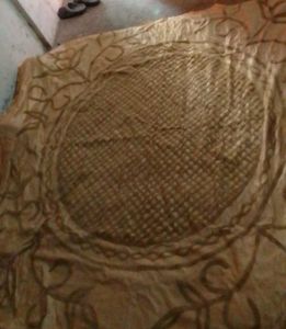 Best Yellow And Browny Colour Bed Cover