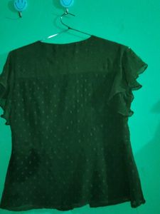 Chic Olive Green Top