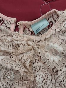 Lace Top with Ruffles