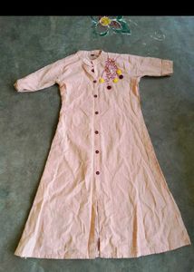 Handmade Embroidered Button-Down Dress