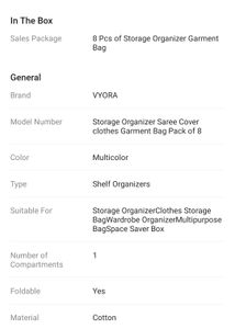 VYORA Branded Storage Organiser