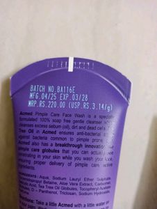 Acmed Face Wash &amp; SeboGel