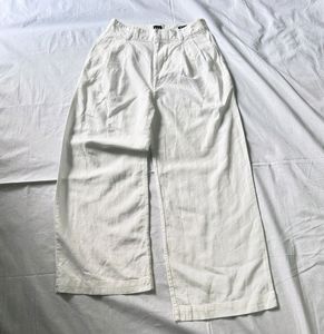 GAP Wide Leg Pants (White)