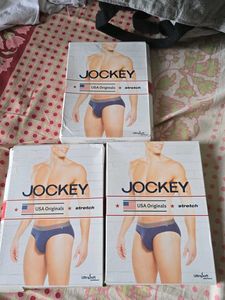 Brand New Sealed Jockey USA ORIGINALS MEN Briefs M