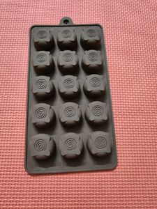 Rose Shape Silicon Chocolate Mould