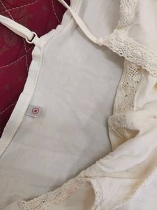 Night Wear White Frock