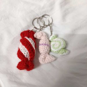 Crochet Candy Keychain Set 🍬🍬🍬💫💫💫