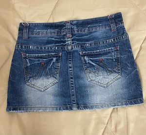 Denim Mini Skirt