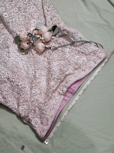 Beautiful Pink Designer Lehngaa With Heavy Flayer.