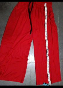 Unused red Palazzo
