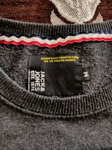 Jack &amp; Jones Grey Sweatshirt