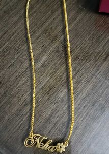 Neha- Named Gold Plated necklace/Chain