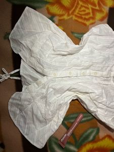 White Sleeveless Top