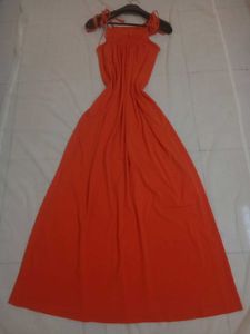 Orange Maxi Dress