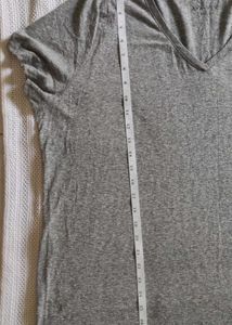 Gray V-Neck T-Shirt