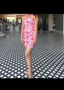 Pink Cute Short Dress Size M