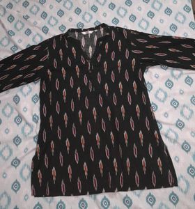 Black Short Kurti Brand Max