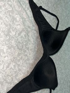 Black Lace Bra