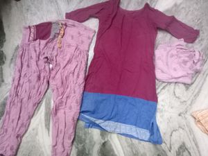 Dupatta Cotton Suit Set